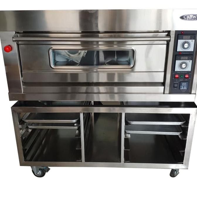 Kaki/Meja Oven Deck Gas Stainless - Small Size Grosirpusat159