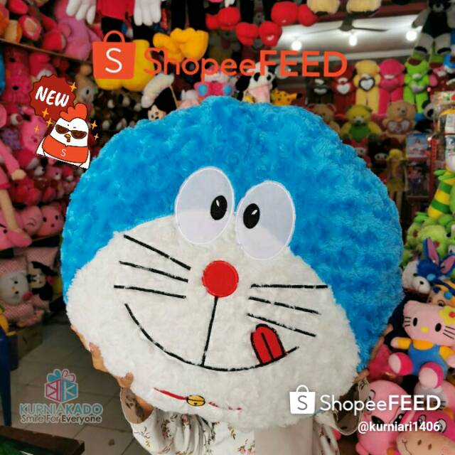 bantal doraemon jumbo, bantal hello kitty jumbo, bantal ...