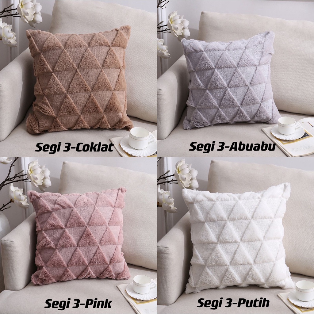 Utama Jakarta Baru - Sarung Bantal Sofa 45x45cm Estetik Nordic Kualitas Premium