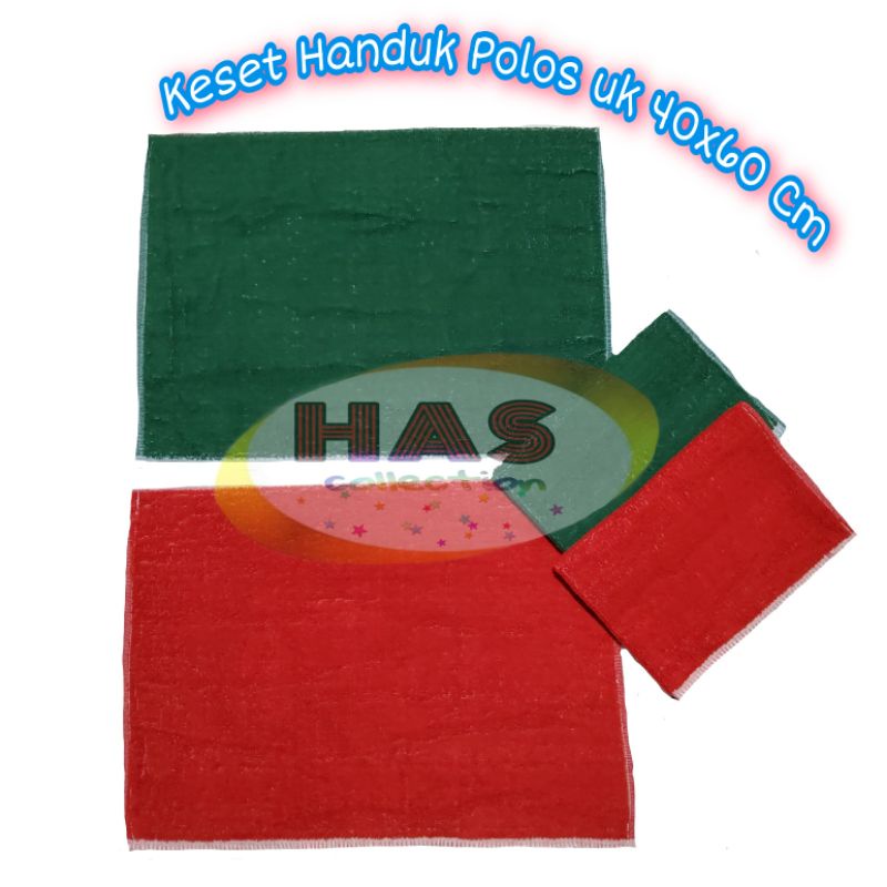 KESET HANDUK MOTIF / KESET HANDUK POLOS