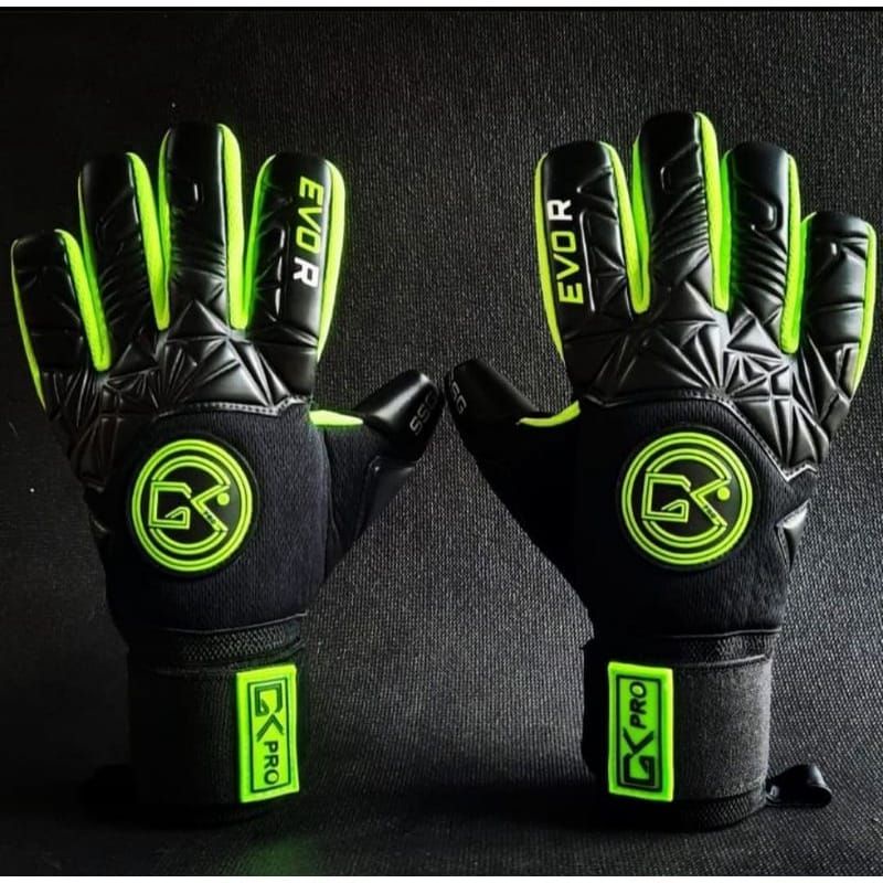 BONUS SABLON NAMA SARUNG TANGAN KIPER GK PRO EVO R HITAM LIME
