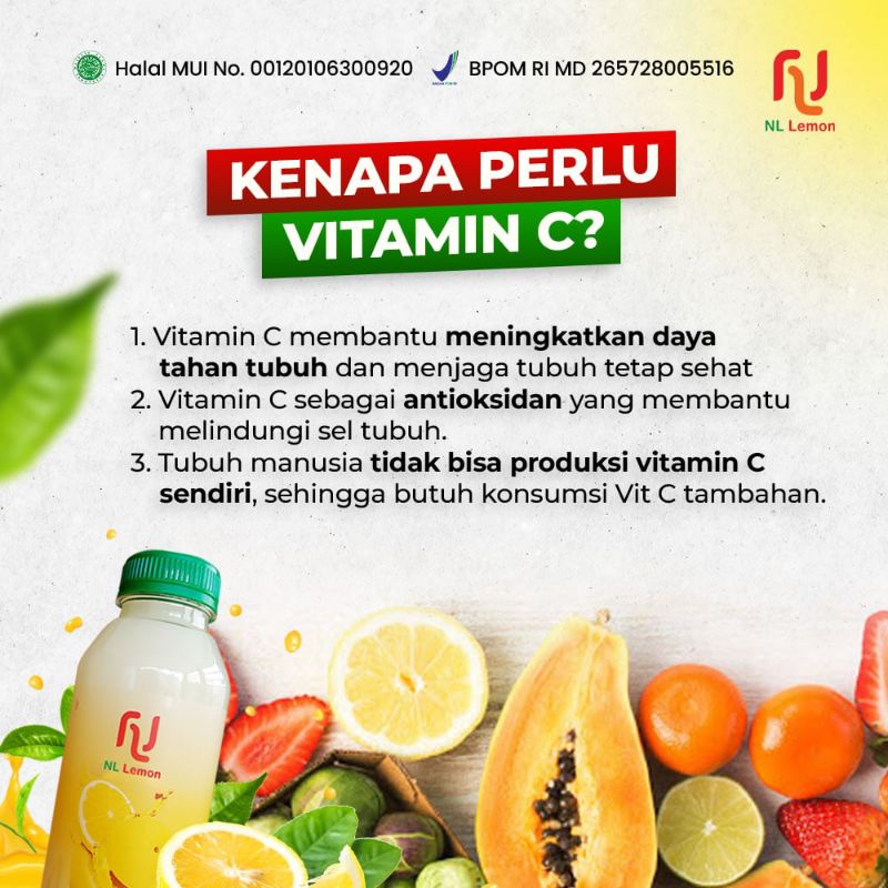 

Nutrilemon 100% sari Lemon Asli