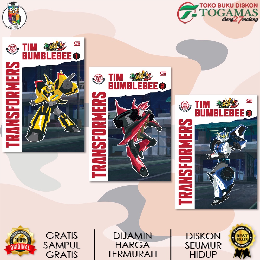 SERI TRANSFORMERS ROBOTS IN DISGUISE : TIM BUMBLEBEE 1 2 3 KARYA MARIATI