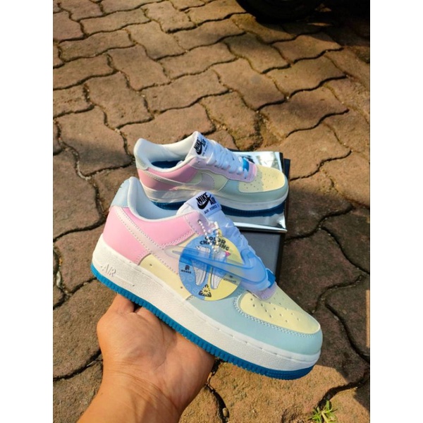 SEPATU NIKE AIR FORCE1 CHANGE COLOR REAKTIF UV ORIGINAL BNIB