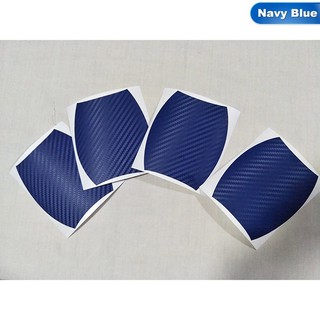 4Pcs Stiker Carbon Fiber Pelindung  Anti  Gores  untuk Handle 