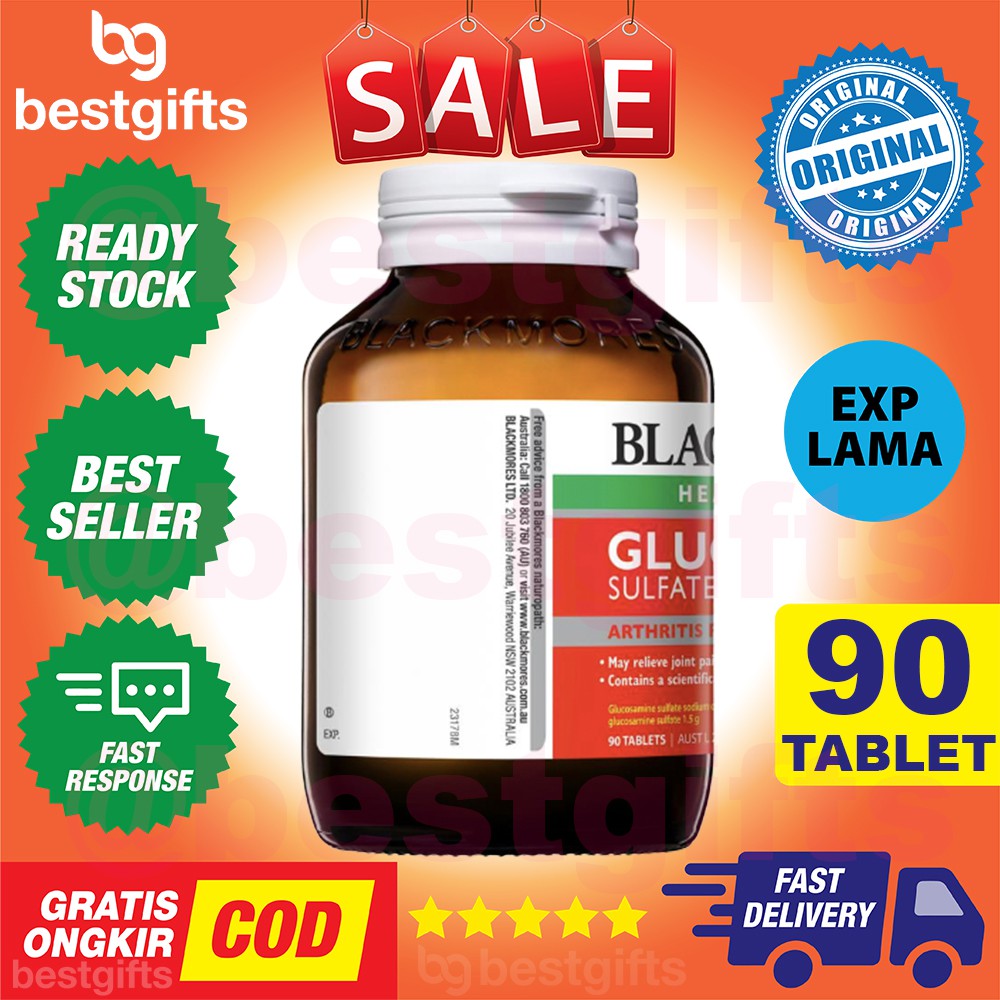 BLACKMORES GLUCOSAMINE SULFATE SULPHATE 1500MG 1500 MG KALBE VITAMIN SENDI TULANG - 90 TABLET