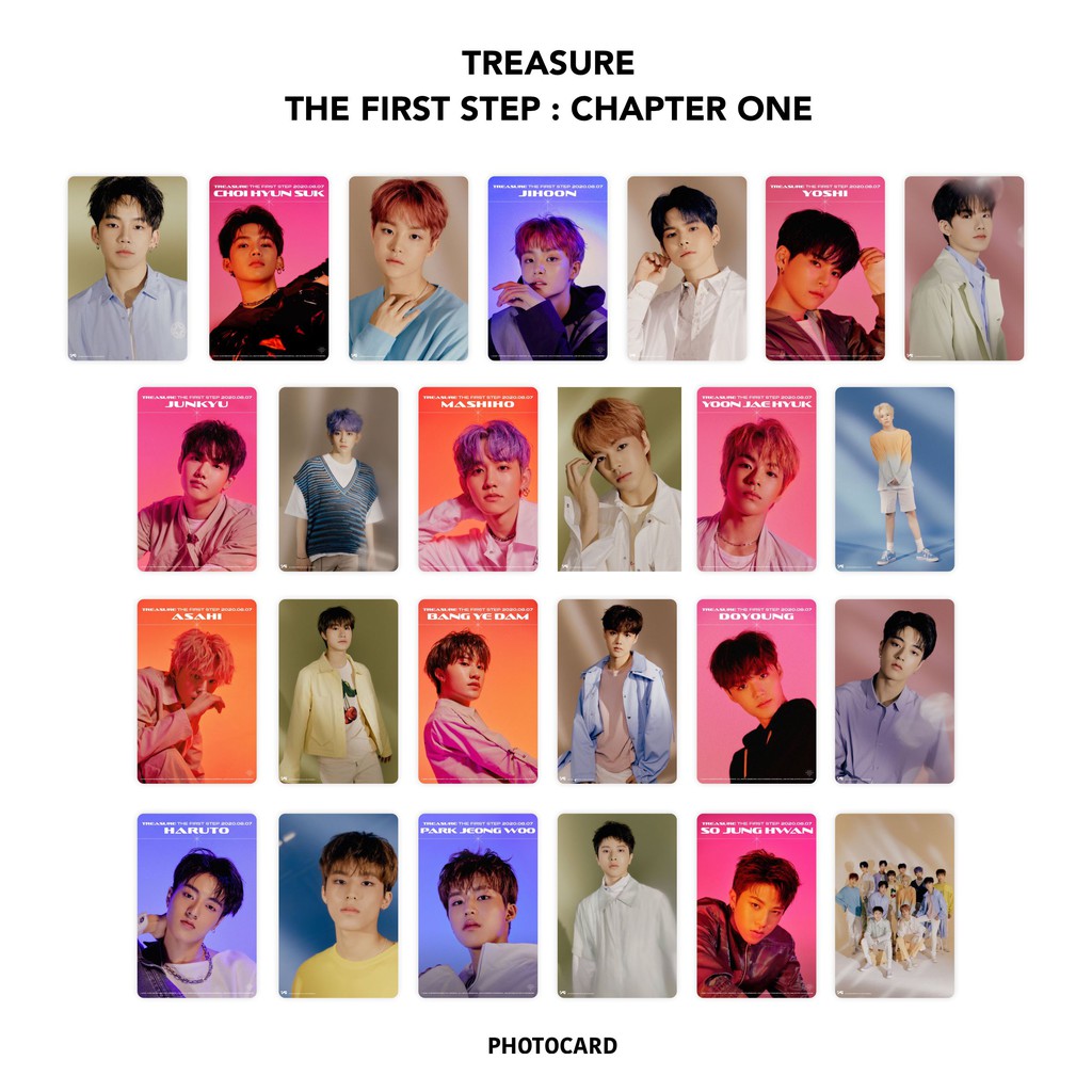 Photocard Treasure The First Step Chapter One Isi 25 pcs