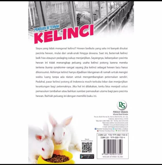 Buku panduan beternak kelinci untuk yg mau beternak