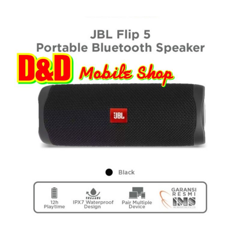 JBL FLIP 5 Speaker Bluetooth ORIGINAL GARANSI RESMI PT. IMS