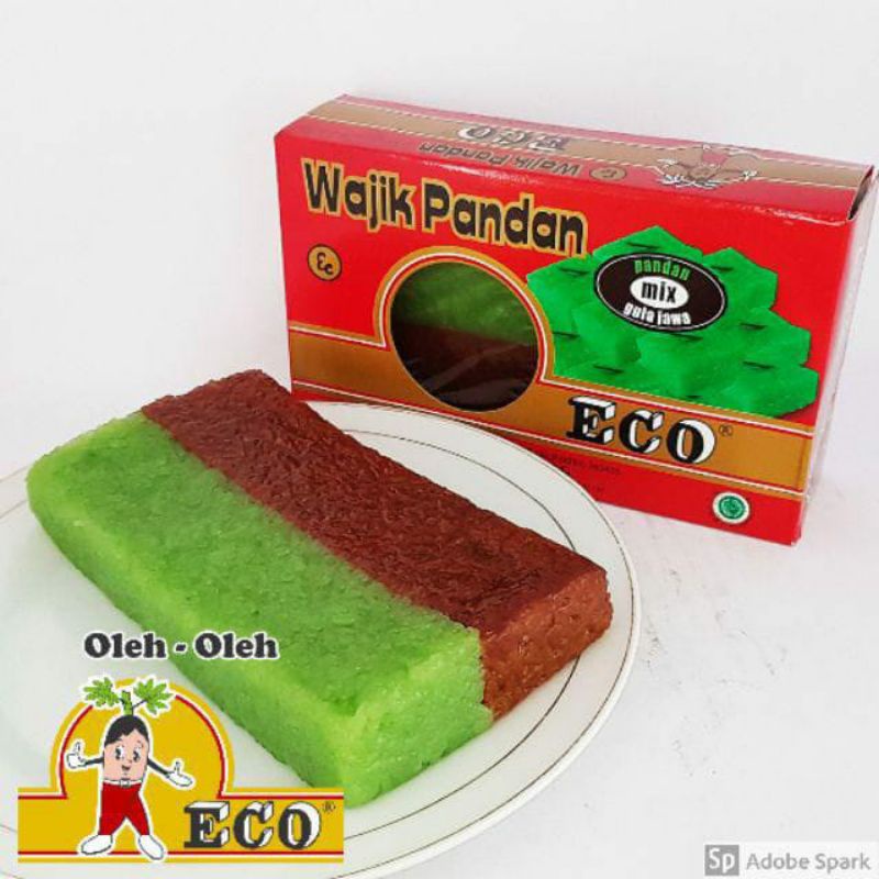 

Wajik pandan/gula jawa