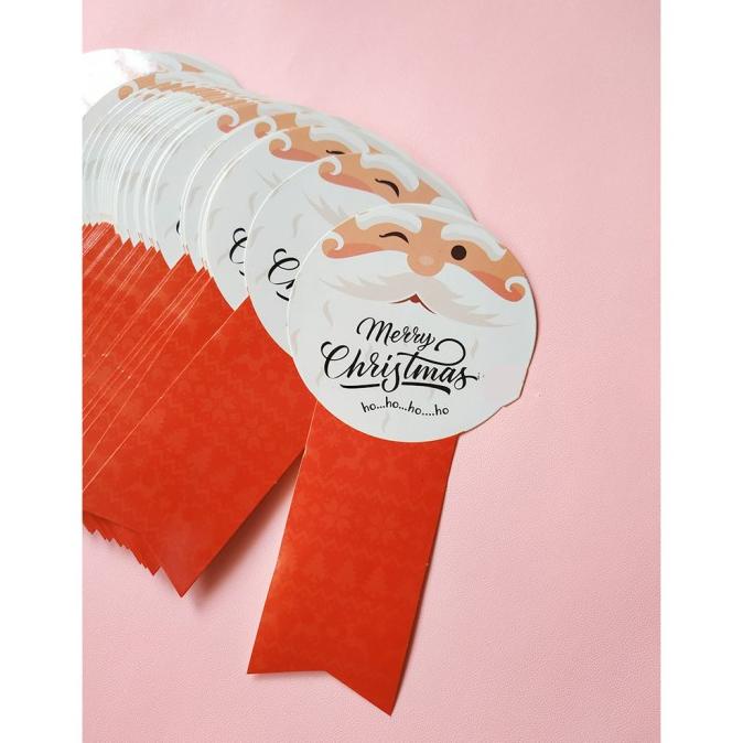 

[COD] Stiker Toples Kue Kering Box Kotak Natal Merry Christmas Santa SC014 [COD]