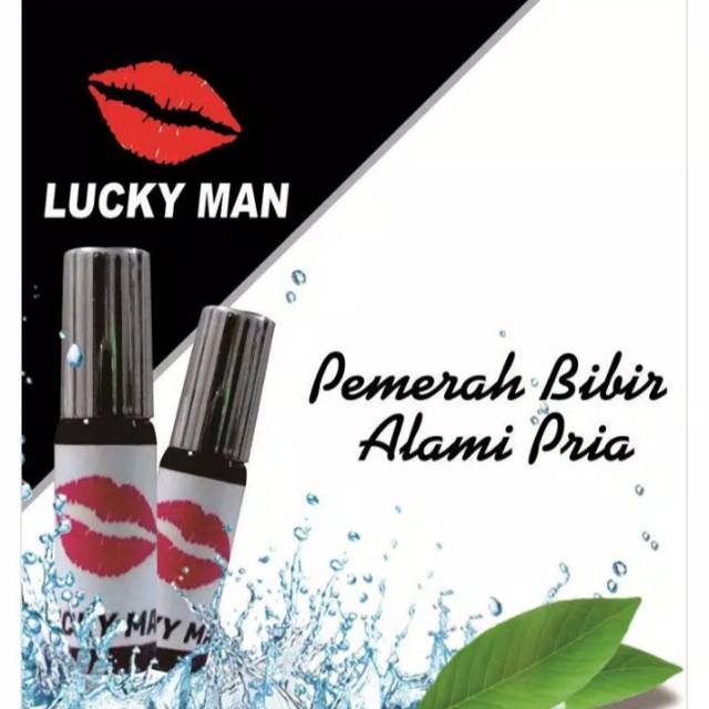 Pemerah bibir alami pria
