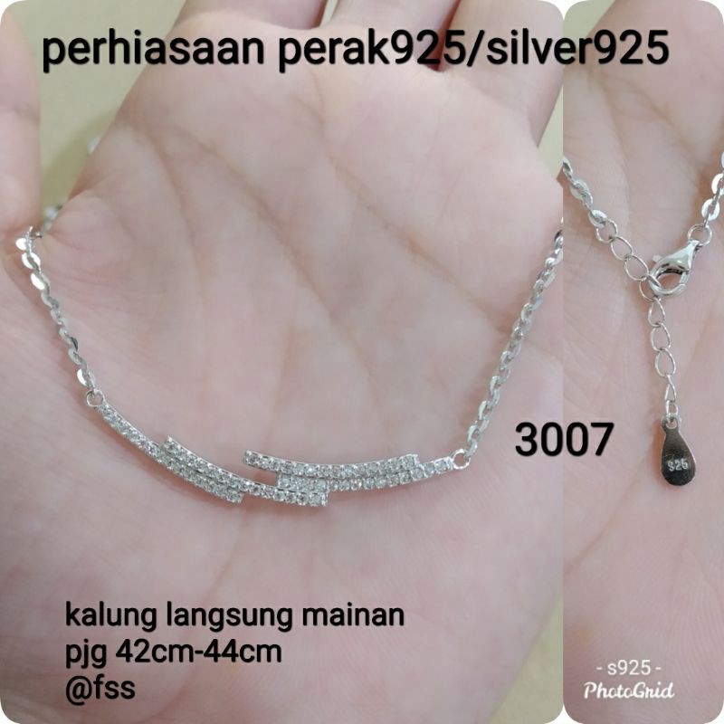 KALUNG KOYE PUTIH 3007 PERAK/SILVER 925