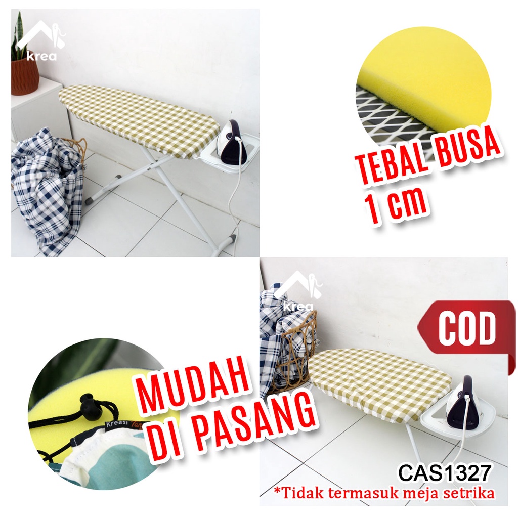 COVER MEJA SETRIKA KECIL DAN BESAR KRISBOW CAS1327 ( TANPA MEJA )