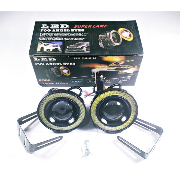 FOGLAMP ANGEL EYES FOGLAMP 89MM FOGLIGHT ANGEL EYES FOG LAMP / LAMPU FOG LAMP MOBIL / MOTOR HARGA PER SET ISI 2