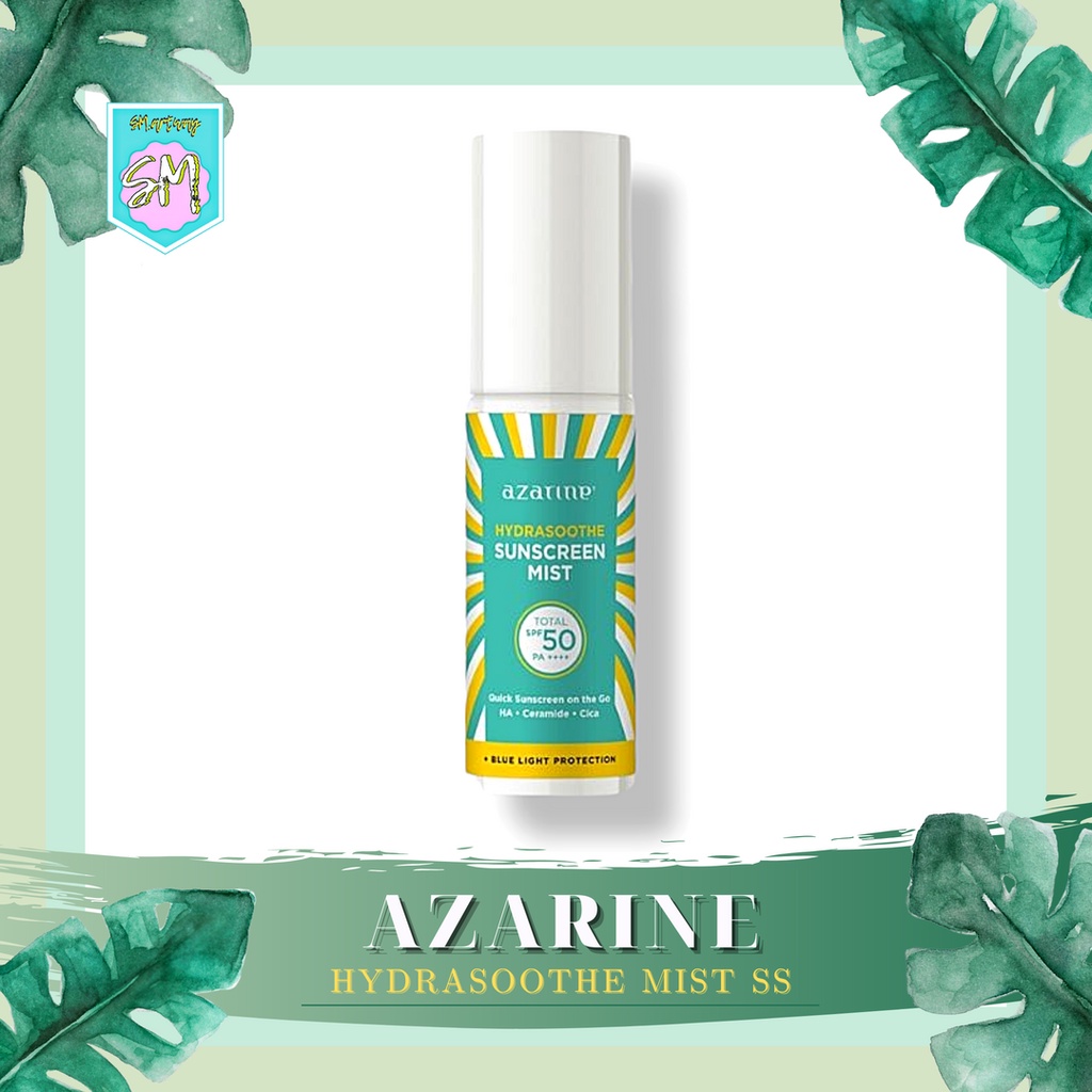 Azarine Hydrasoothe Sunscreen Mist Spray SPF 50 PA++++ - 60ml | Sun Screen Spray block Blok Hydrashoothe