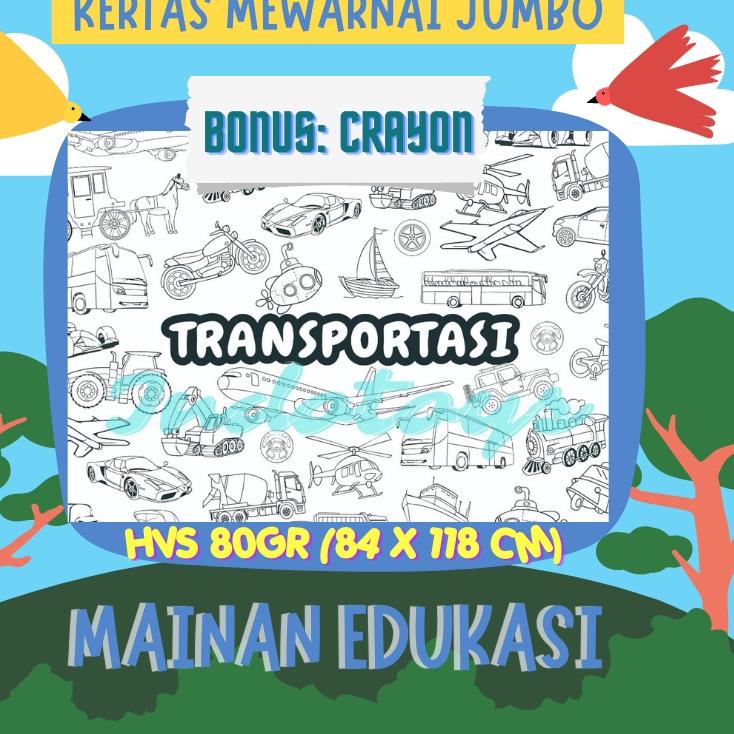 

LANGSUNG ATC.. FREE CRAYON POSTER MEWARNAI JUMBO // KERTAS GAMBAR BUKU GAMBAR JUMBO // JUMBO COLORING SHEET