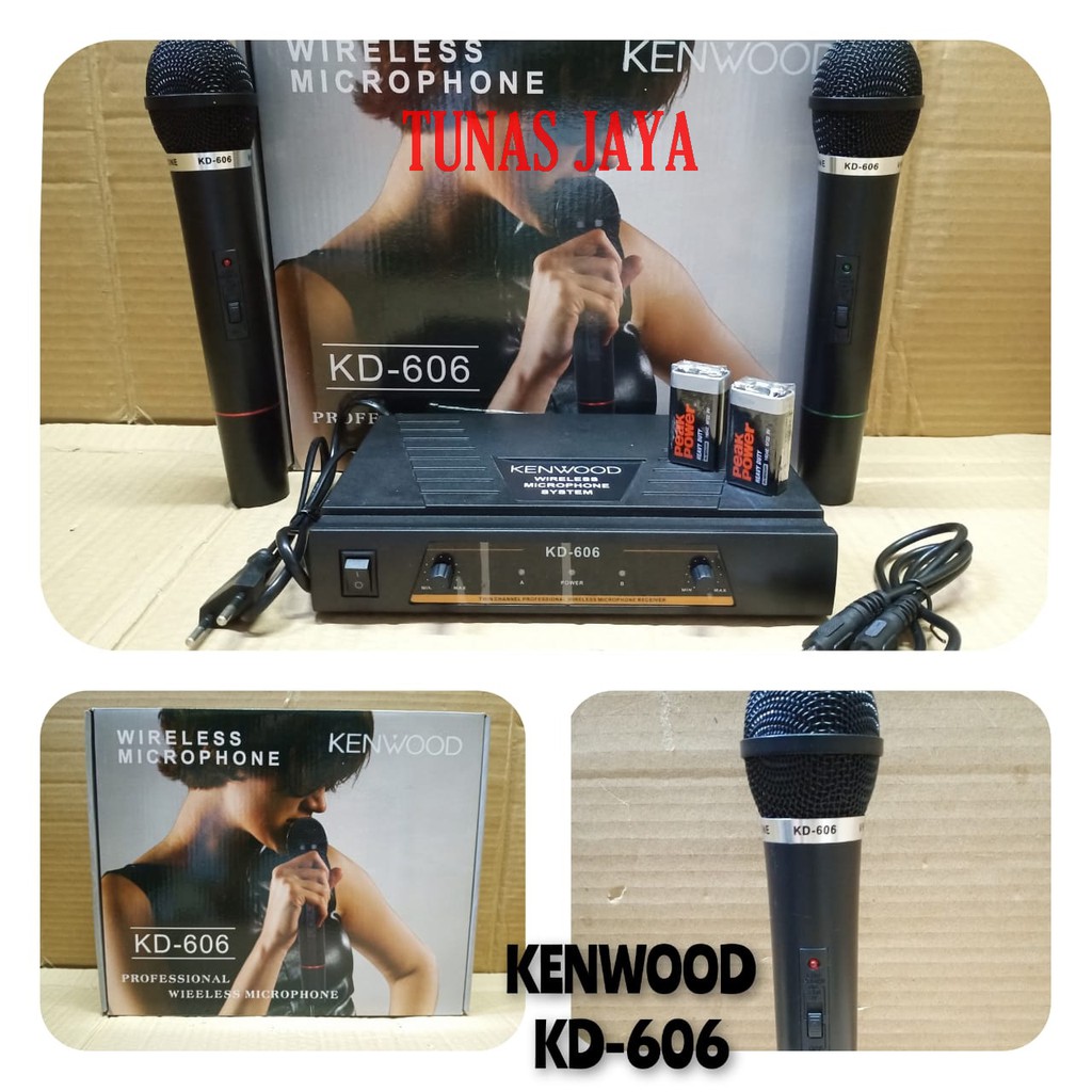 Mic Wireless KENWOOD KD 606 Dynamic Vocal KD606