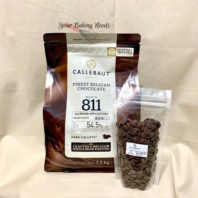 

Callebaut Dark Chocolate Couverture 54,5% Repack 250 gr BOOM SALE Kode 418
