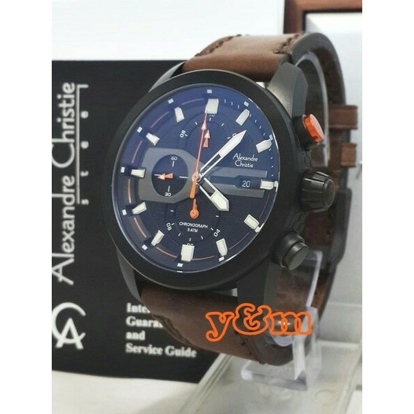 ORIGINAL ALE ANDRE CHRISTIE AC 6270 PRIA FULL BLACK LETHER BROWN ORIGINAL
