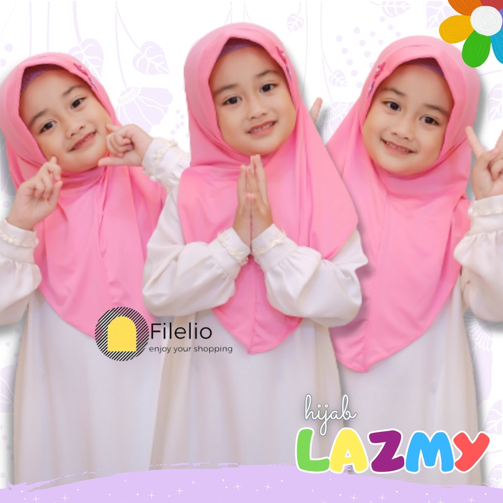 Kerudung Anak Murah Lazmy / Jilbab Anak Terbaru / Hijab Anak Murah / Fashion Anak / Kado Ultah