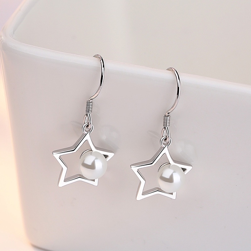Anting Perak 925 Wanita Bintang Anting-Anting Fashion Perhiasan