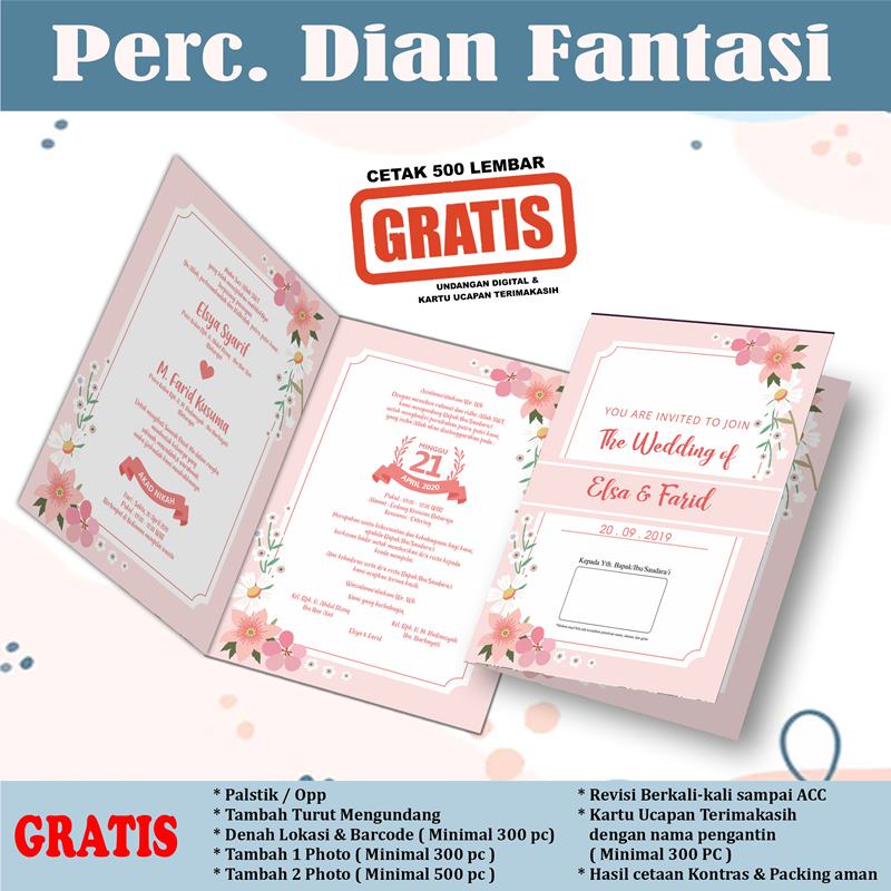 Undangan Pernikahan Murah cantik, Elegan,  Undangan Pernikahan Ada Foto Surat Undangan Pernikahan