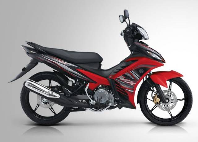 stiker striping motor yamaha jupiter mx new 135 2012 hitam merah