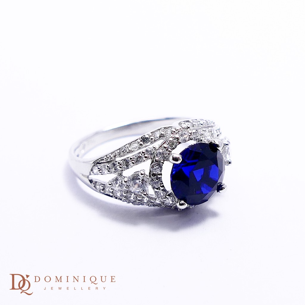 

Dominique Jewellery-Cincin Colour Stone 75% SNI DQC 1477