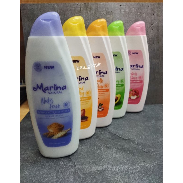 Marina natural body lotion jumbo 475ml ( 1 botol )