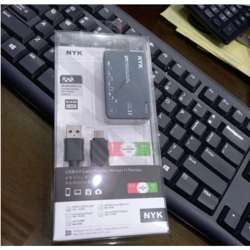 CARD READER USB 3.0 NYK 6 SLOT V3-09 SUPER SPEED