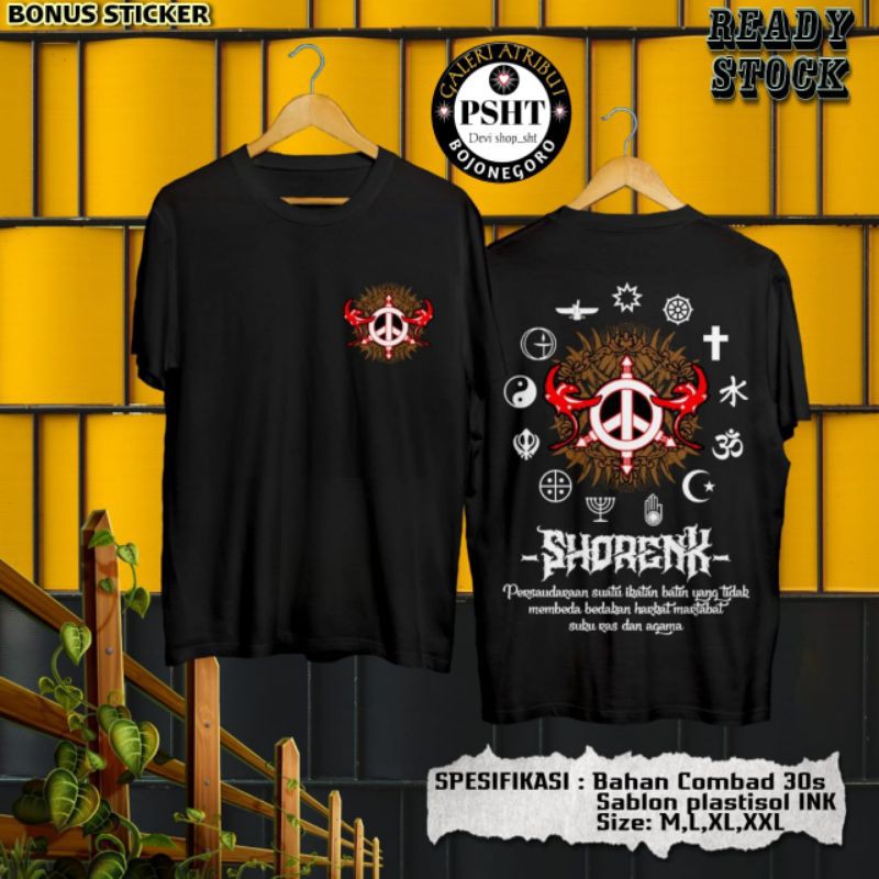 Baju shorenk plurarisme free sticker
