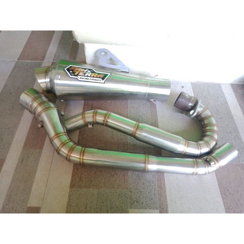 knlpot racing Fantera leher atas full cacing PNP KLX crf dtracker terlaris