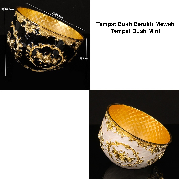 Tempat Buah Ukir Mewah atau Tempat Buah Mini