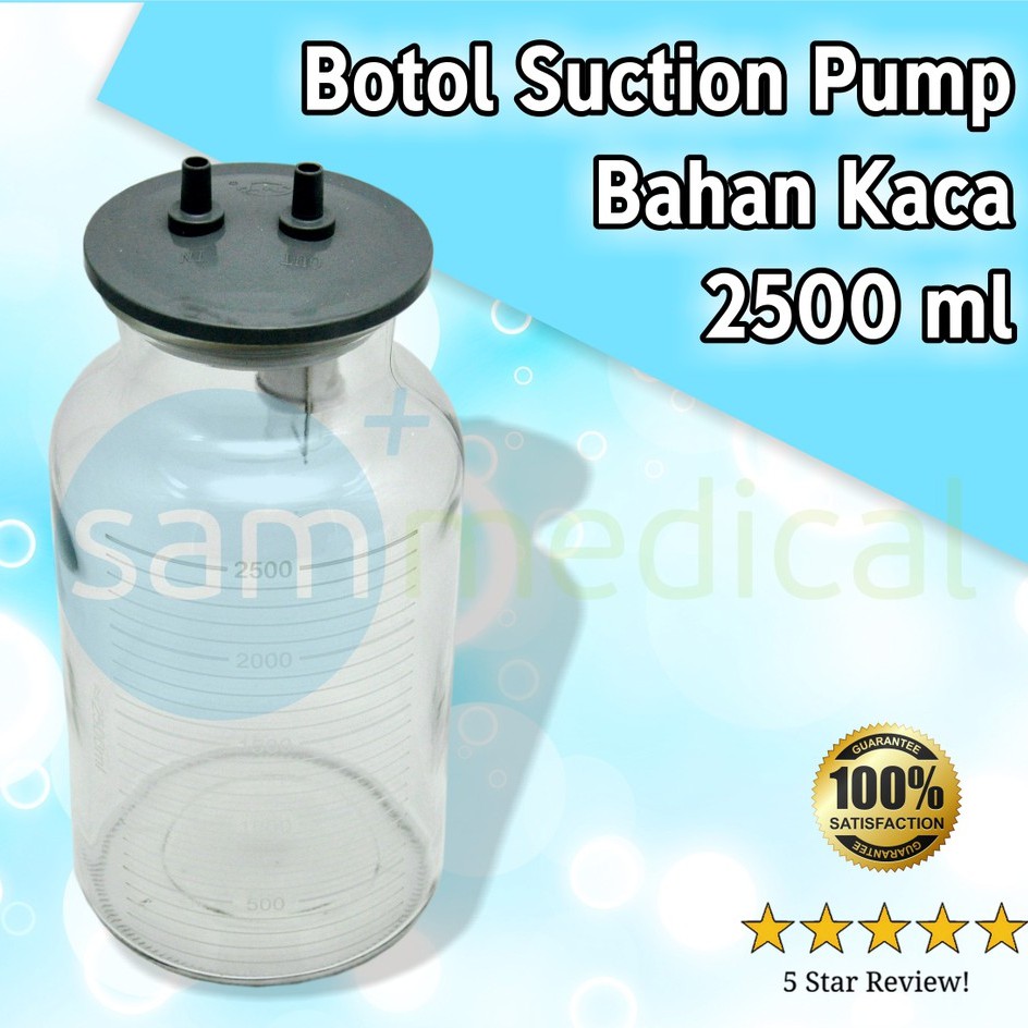 BOTOL SUCTION 2500ML GLASS