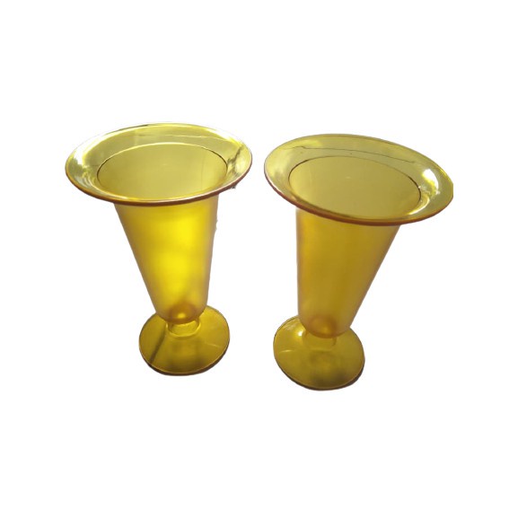 Tupperware Dessert Parfait Glass Gold 2pcs Promo Desember