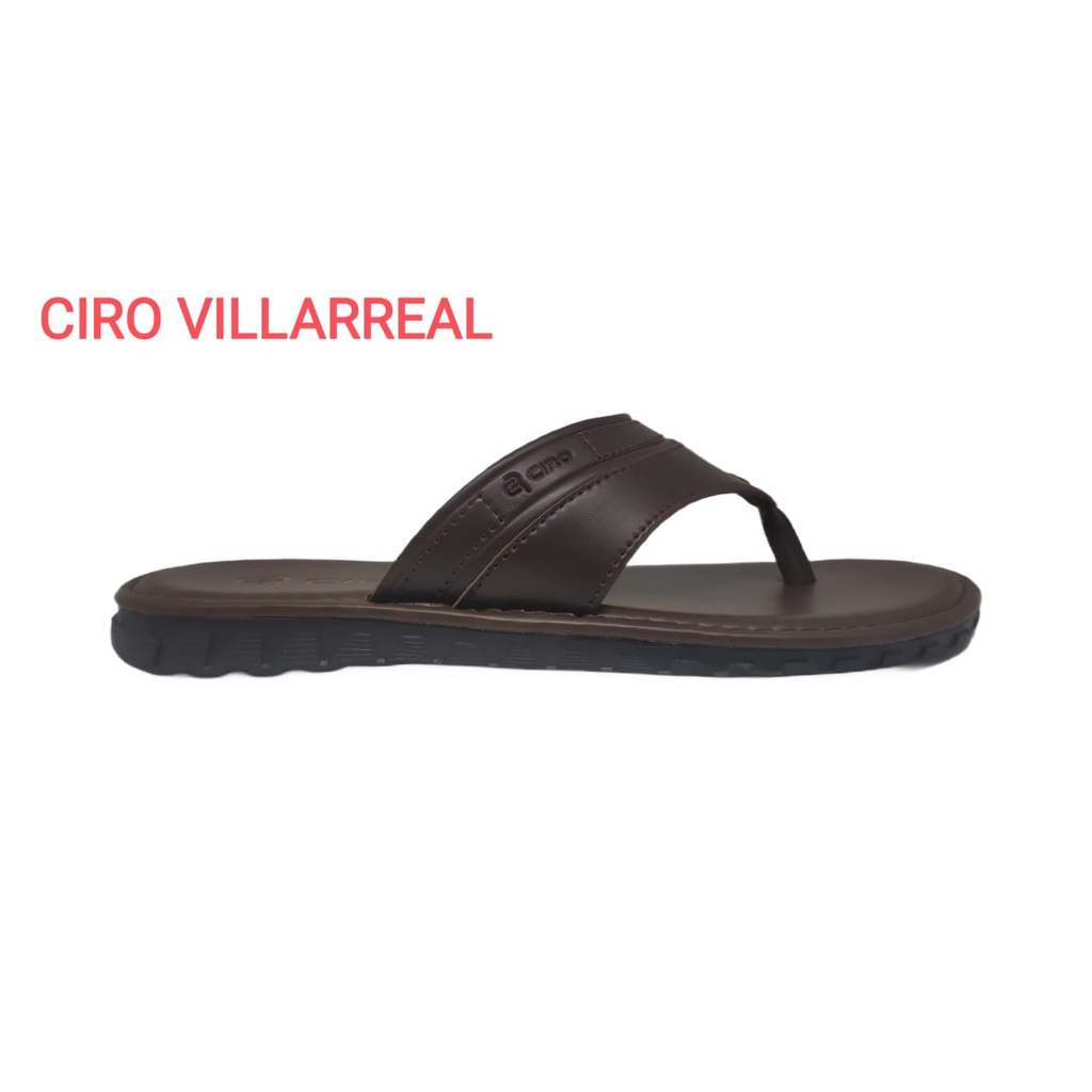 SANDAL CIRO VILLARREAL-SANDAL JEPIT-KUALITAS MATAHARI-KULIT ASLI-100% PRODUK INDONESIA