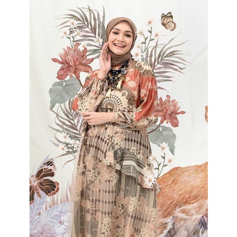 Melody Dress colour Sunset by Wearing Klamby