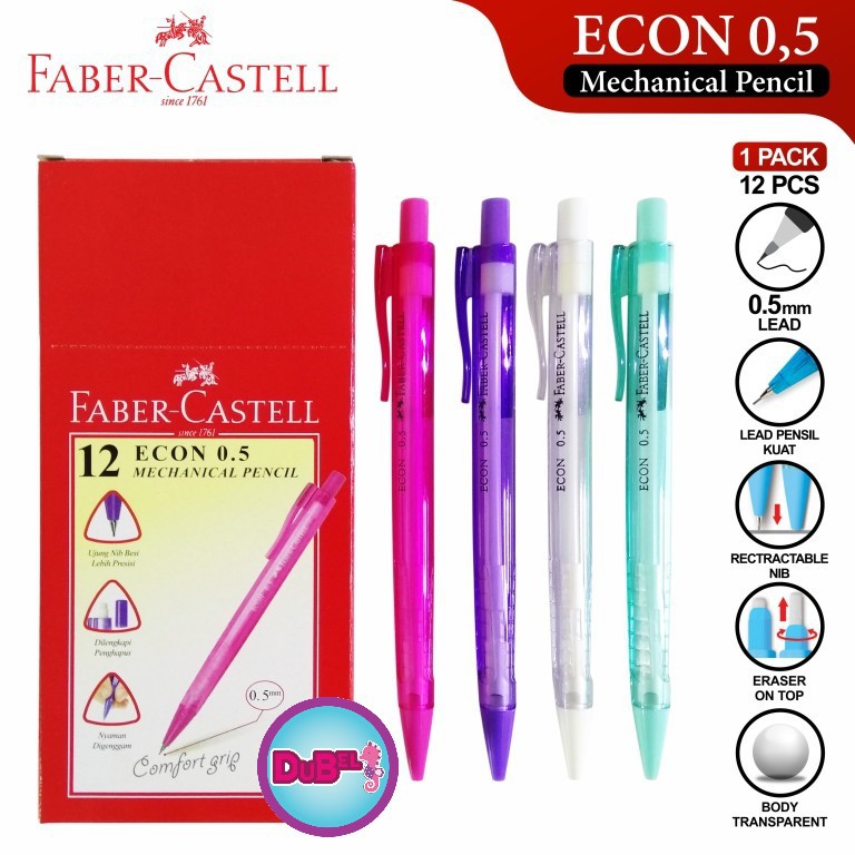 

Mechanical Pencil / Pensil Mekanik Faber Castell Econ 0.5