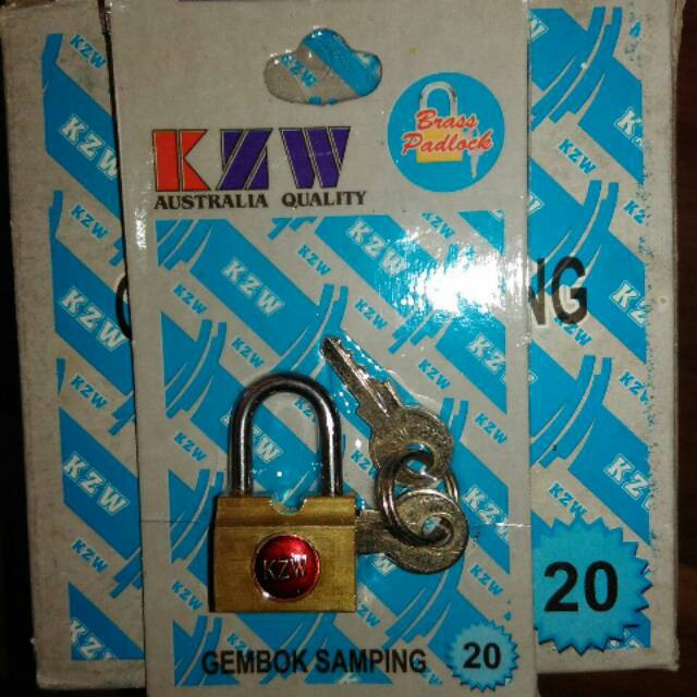 Kunci gembok Koper KZW Kecil