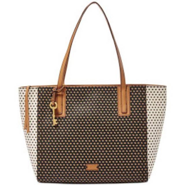 Tas Fossil Original - Fossil Emma Tote Dancing Diamond