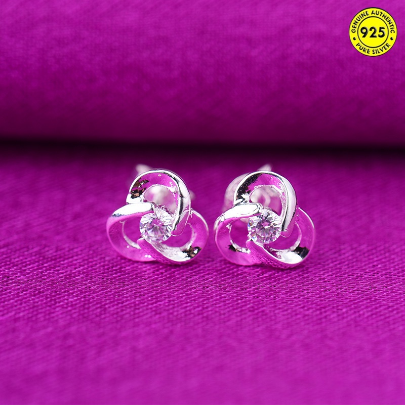 Anting Klip Tanpa Tindik Bahan S925 Silver Aksen Mutiara