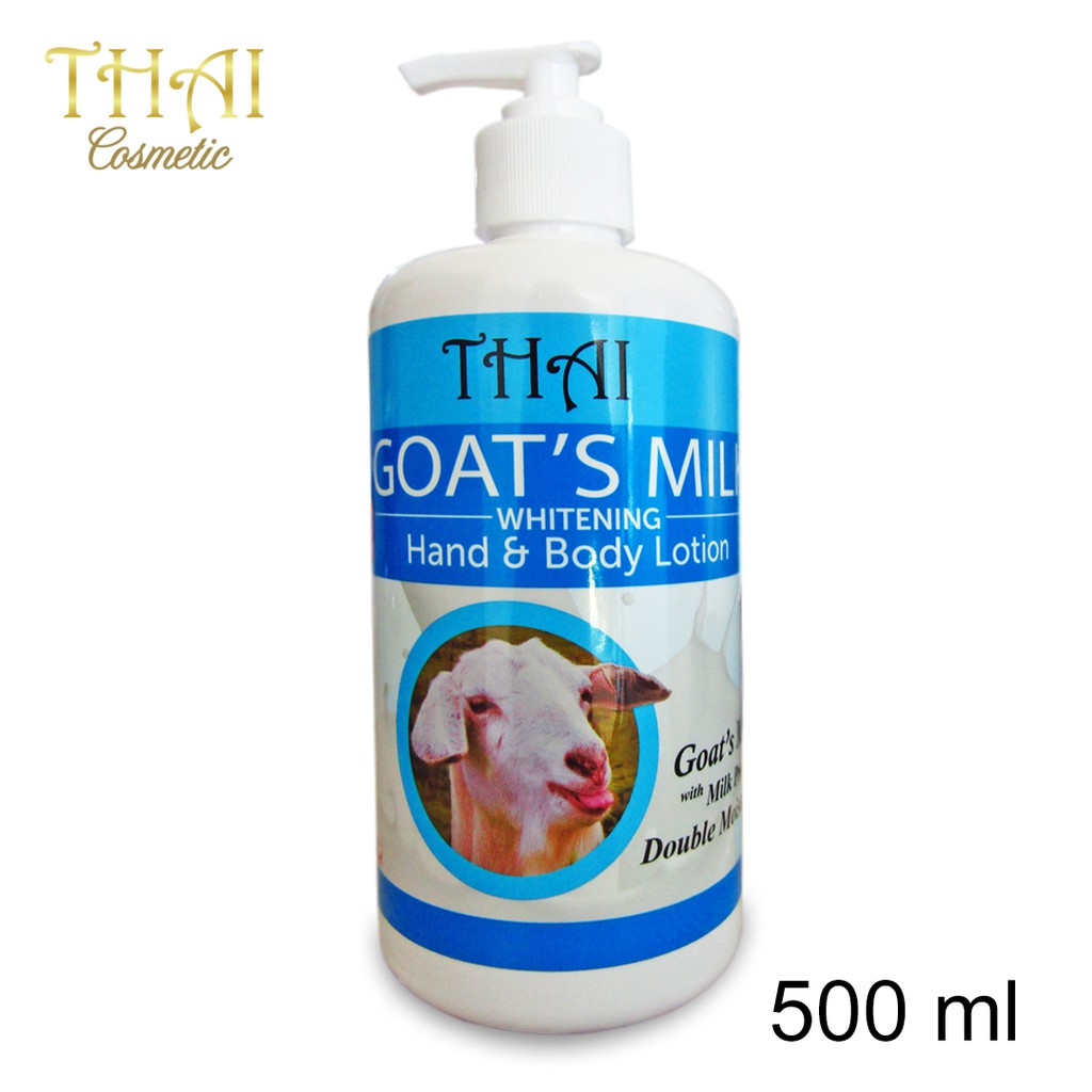 THAI Goats Milk Hand Body Lotion 500ml Susu Kambing THAI Goats Milk Hand Body Lotion 500ml Susu Kambing