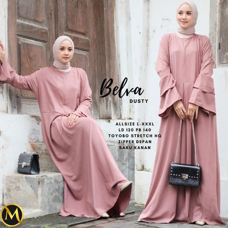 Gamis Belva Dress Belva Toyobo