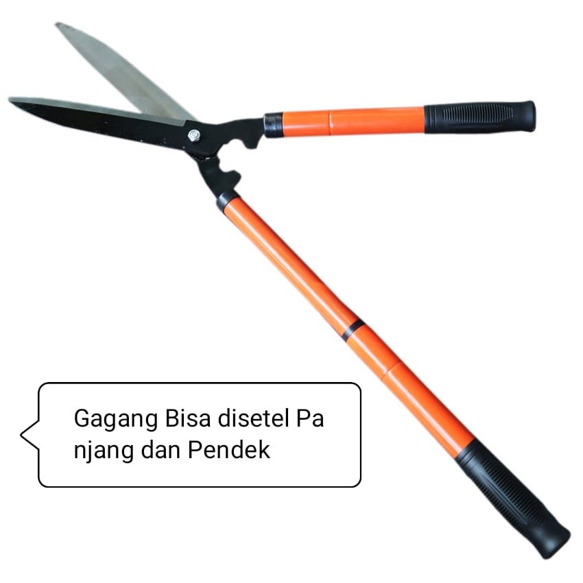 Gunting Pemotong Rumput Daun Taman 75CM Pegangan Karet