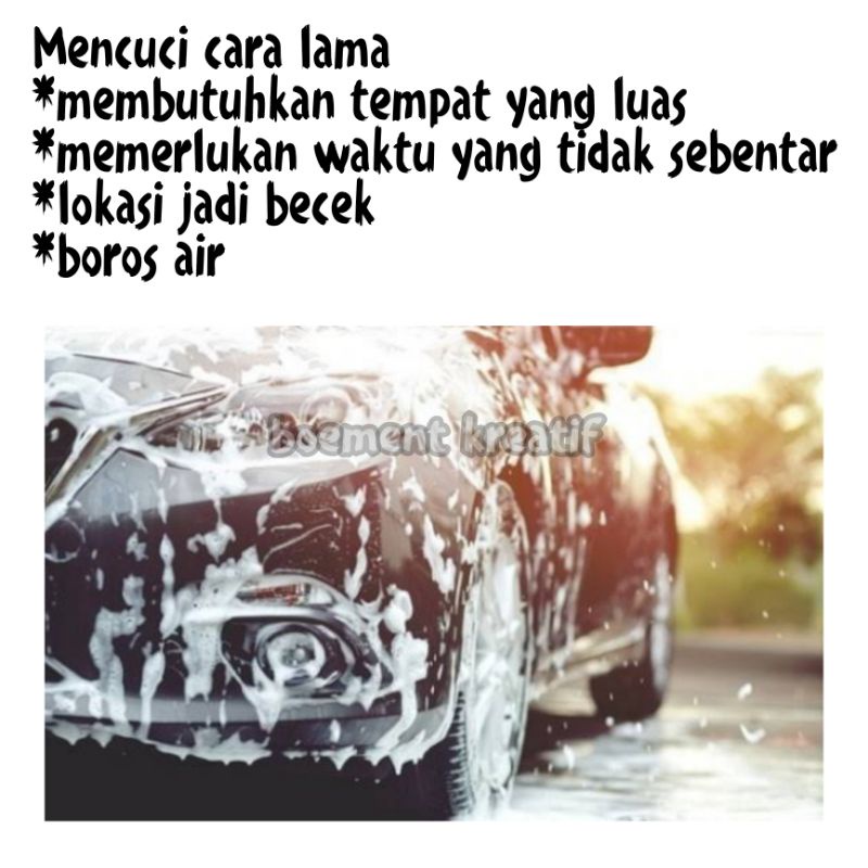 Waterless wash &amp; wax cuci mobil tanpa air / pembersih dan pengkilap bonus microfiber premium