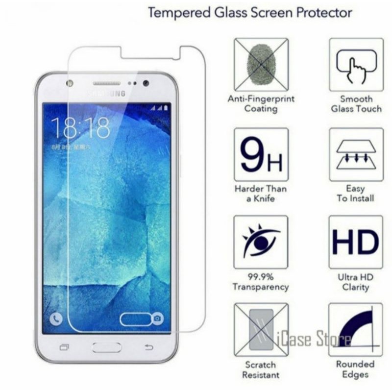 Samsung J5 2015 J7 2015 J7 Core tempered glass anti gores kaca bening