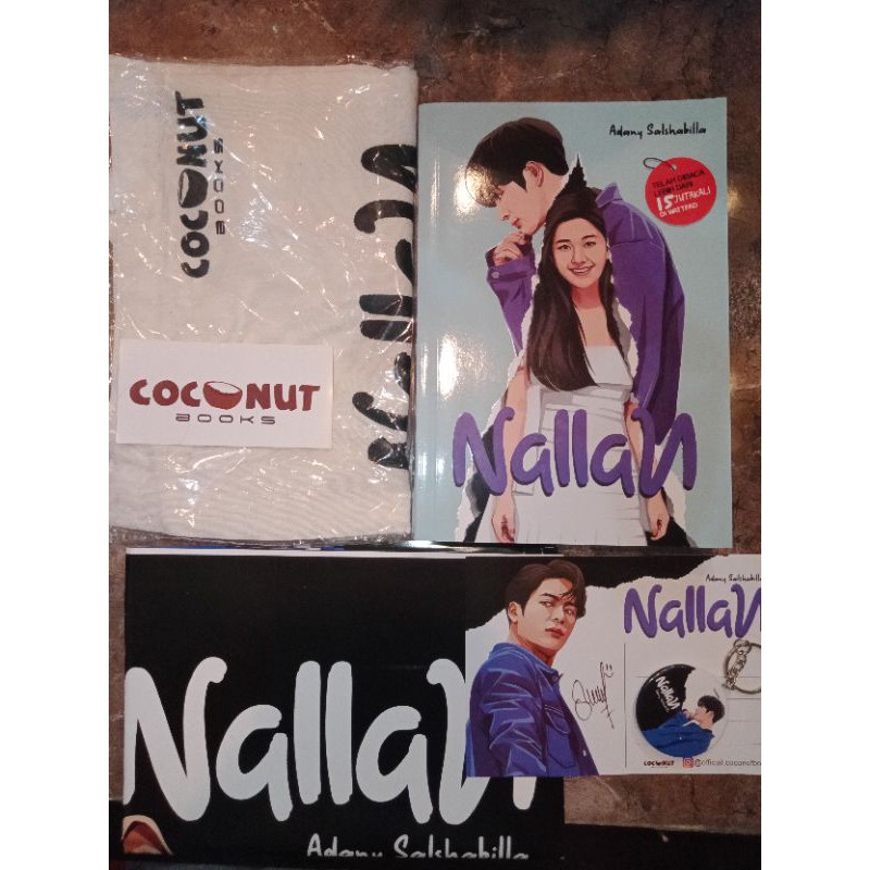 Novel Nallan + Bonus - Adany Salshabilla (Preloved Ori)