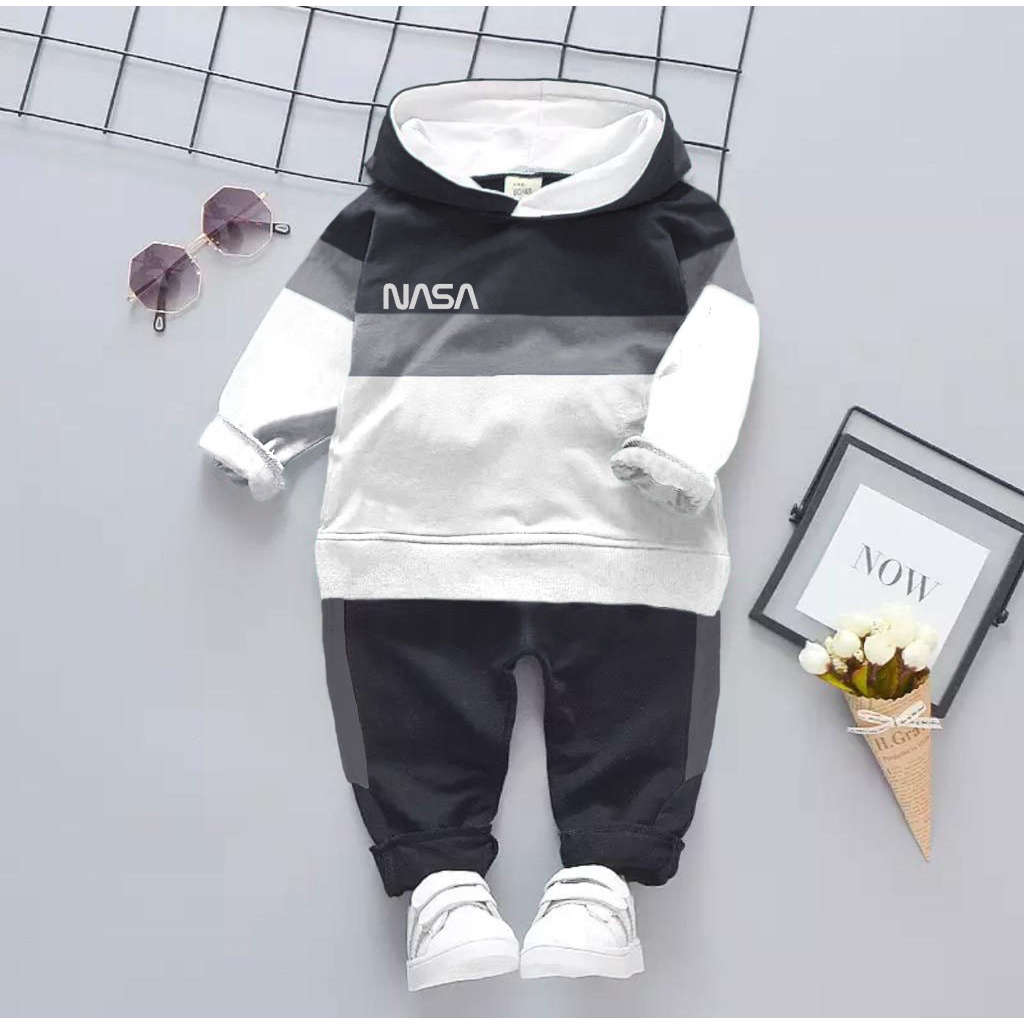 PROMO-SETELAN SWEATER JOGGER ANAK 1-5 TAHUN SETELAN ANAK LAKI LAKI PEREMPUAN PAKAIAN ANAK LAKI LAKI PEREMPUAN HOODIE ANAK LAKI LAKI PEREMPUAN SETELAN JAKET SWEATER TERBARU TERLARIS