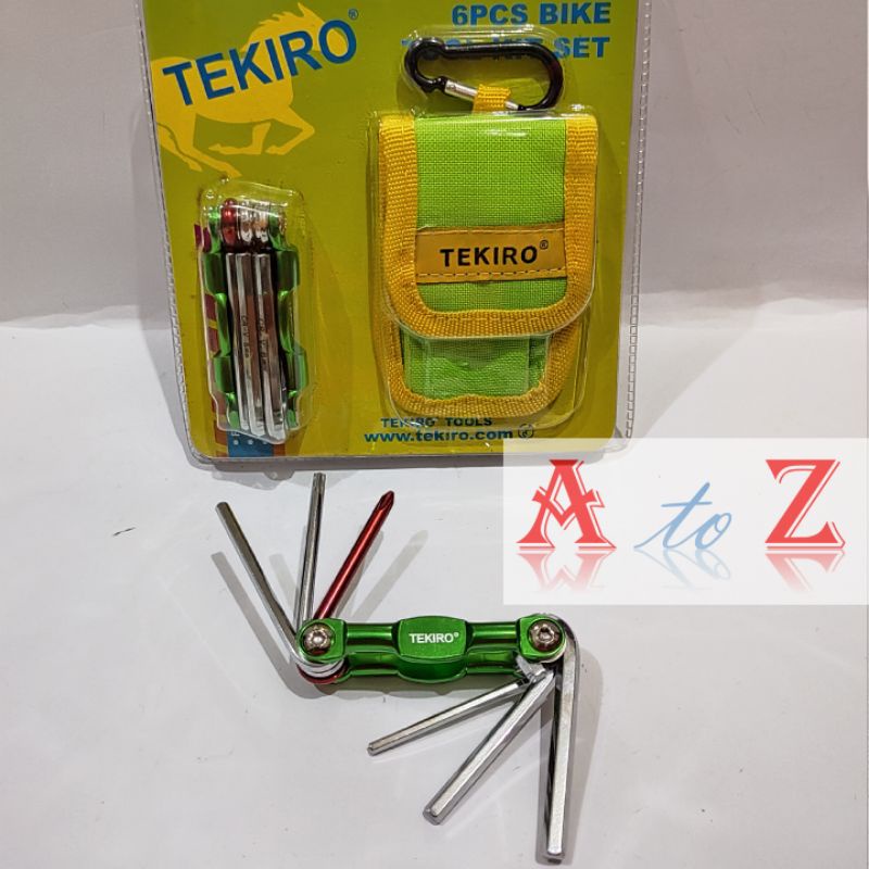 kunci set sepeda/kunci lipat sepeda/6pcs bike tool kit set sepeda
